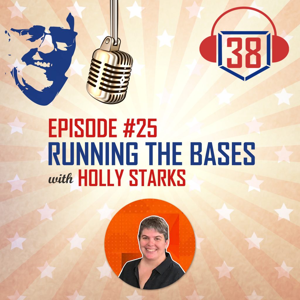 running the bases with Holly Starks