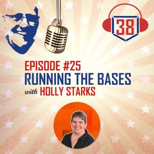 running the bases with Holly Starks