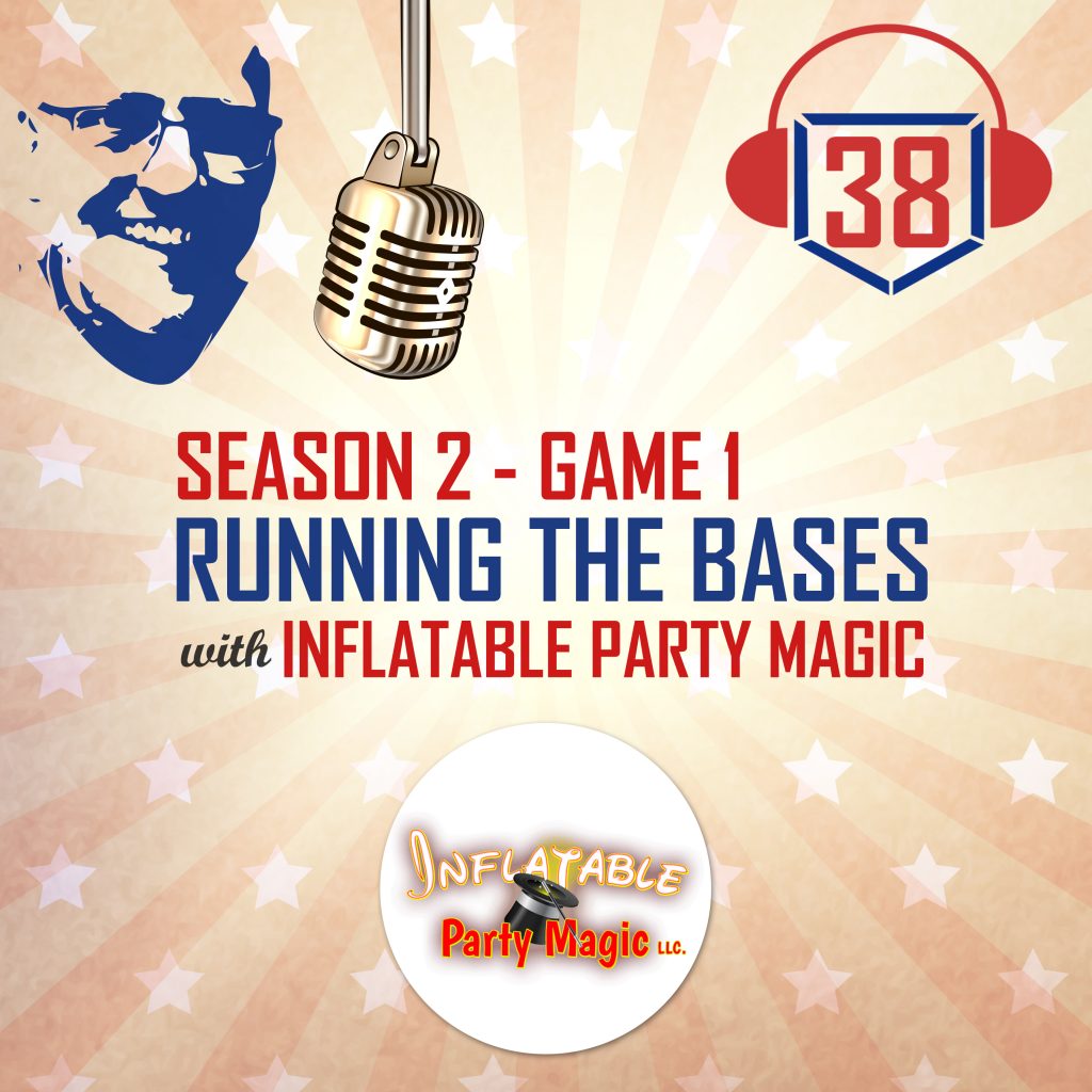 running the bases with Inflatable Party Magic