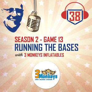 Running the bases with 3 Monkeys Inflatables